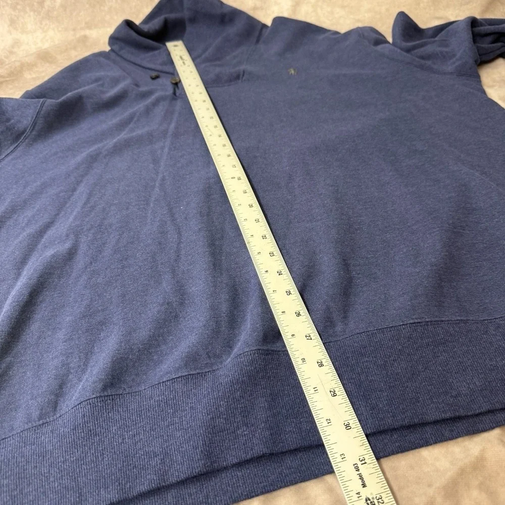 Polo Ralph‎ Lauren LS Luxury Jersey Shawl-Collar Pullover Men's XXL Navy Preppy